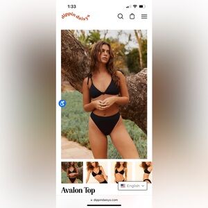 Dippin' Daisy's Avalon bikini top